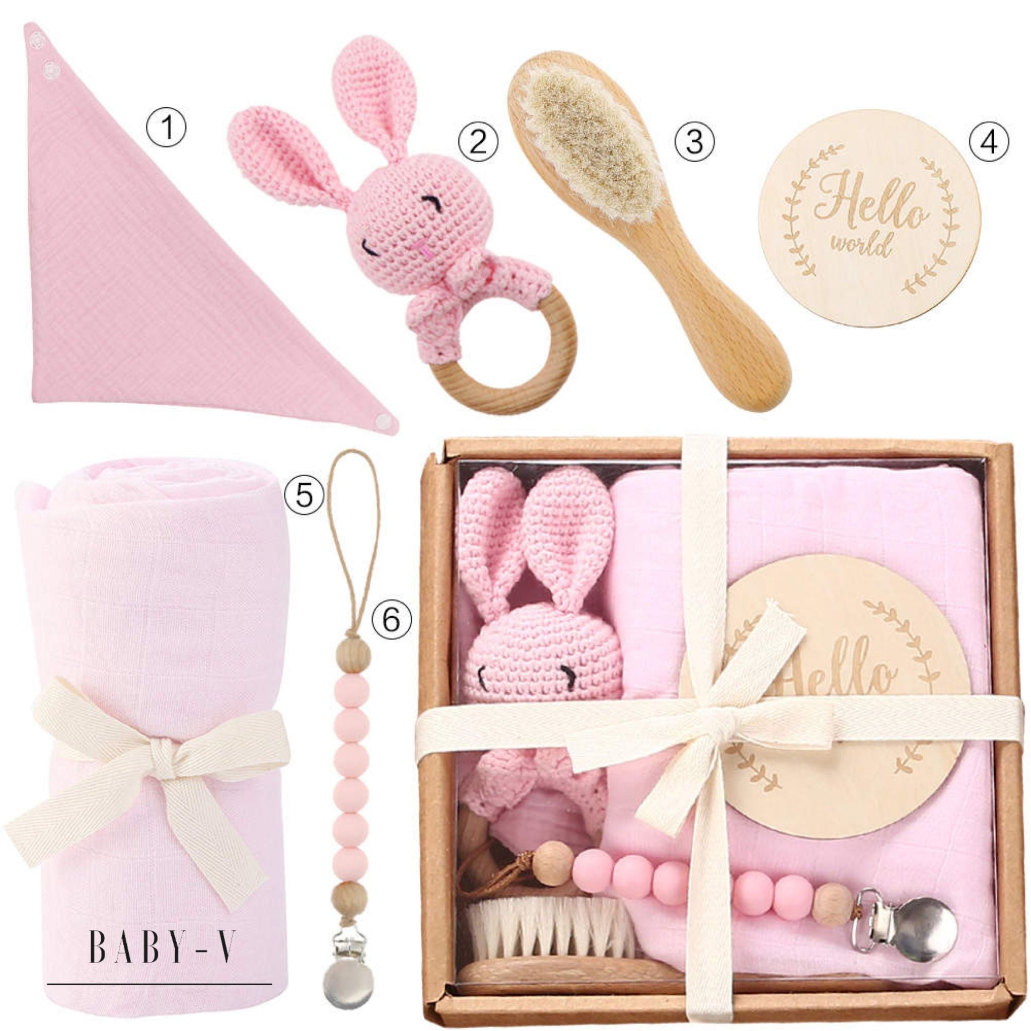 Kraamcadeau roze